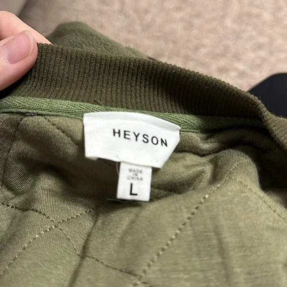 Heyson green quilted jacket - Picture 6 of 7